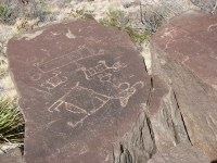 Petroglyphs at Alamo Mountain